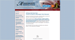 Desktop Screenshot of mississippirenewal.com